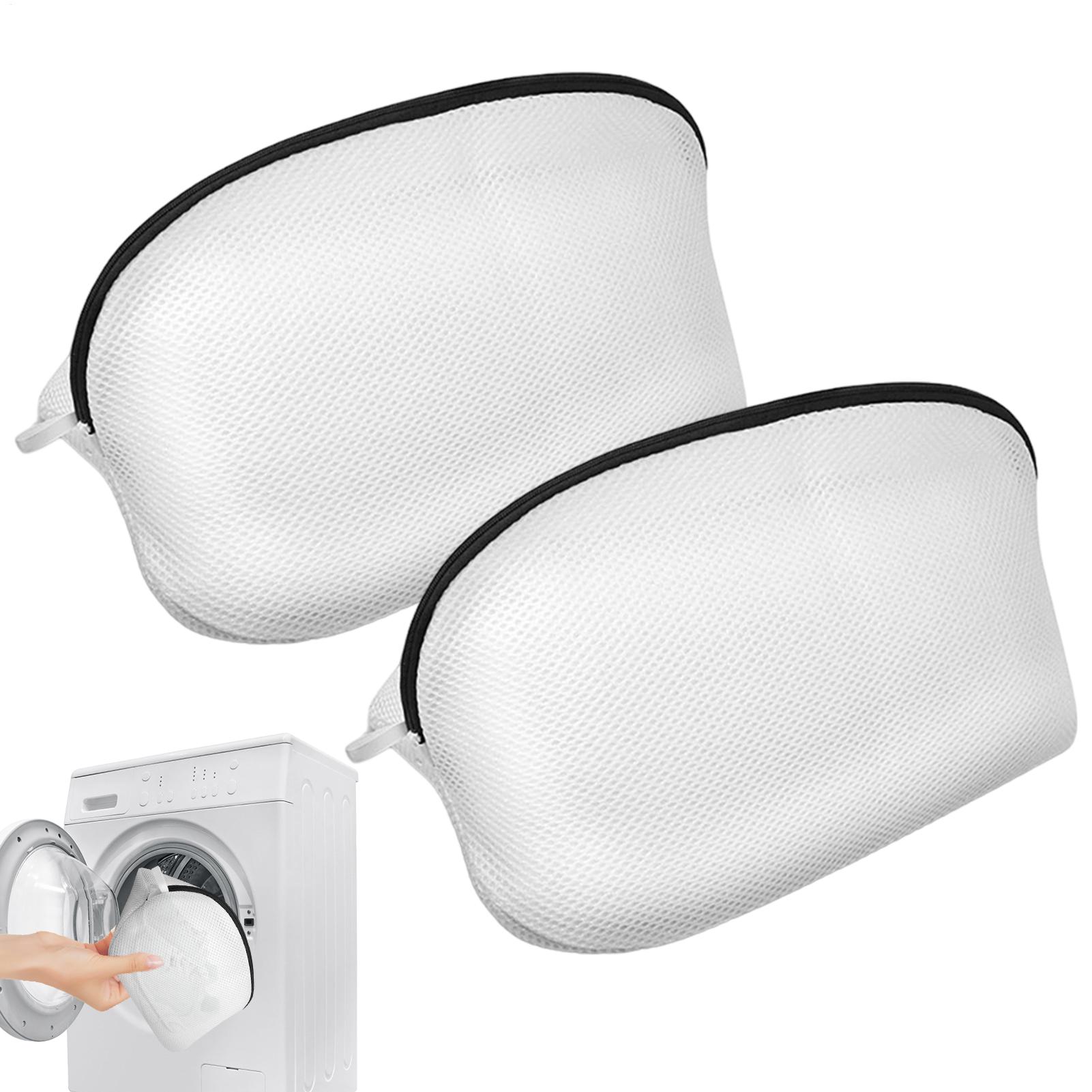 

Сетка для стирки обуви на молнии 2 штуки складная многоразовая инструмент для стирки кроссовок теннисных туфель мешок для стиральной машины для путешествий CN