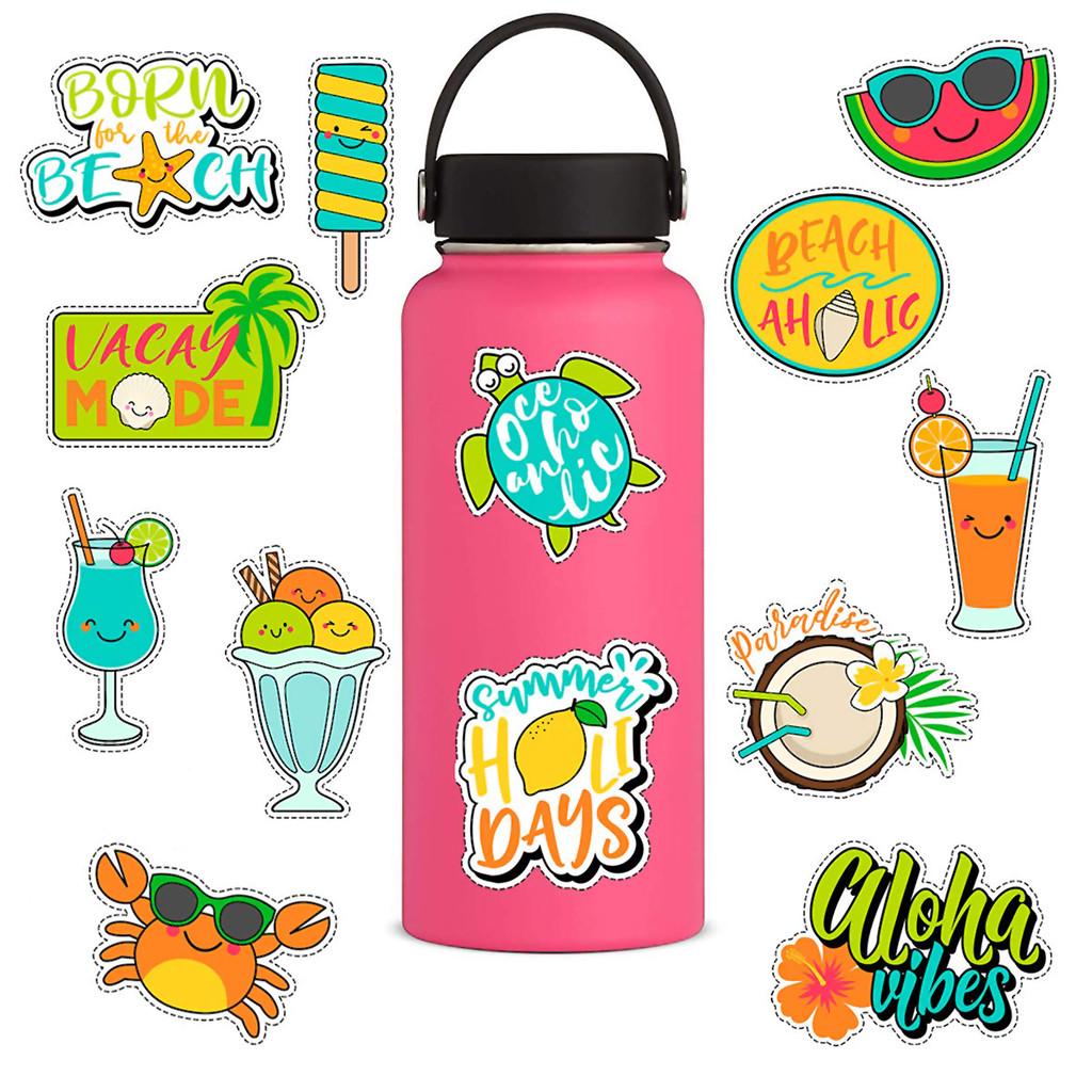 (H0824)Water Stickers Bottles Big Cute Waterproof Trendy Stickers For Teens