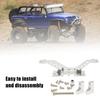 Aluminium Alloy RC Car Front Axle Reinforcement Link Rod Mount Set for Axial SCX10 PartsSilver