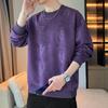 2026 Spring/Autumn Men's Casual Korean Style Round Neck Long Sleeve Hoodie