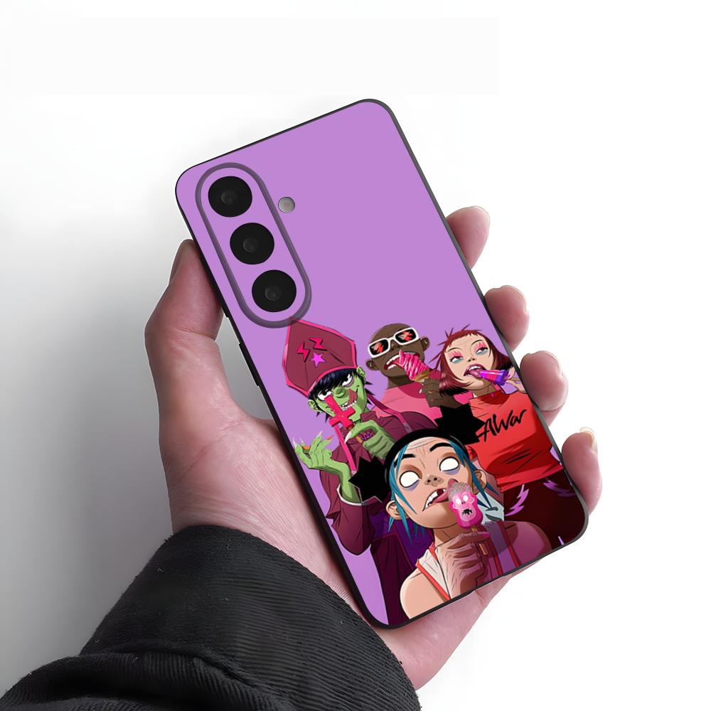 Gorillaz Band Anime Phone Case For Samsung S26 S25 Plus S20 S20 Plus S22 Ultra S23 FE S21 Plus S21 Ultra Soft Cover