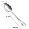 ZISIZ 304 Stainless Steel Dessert Spoons