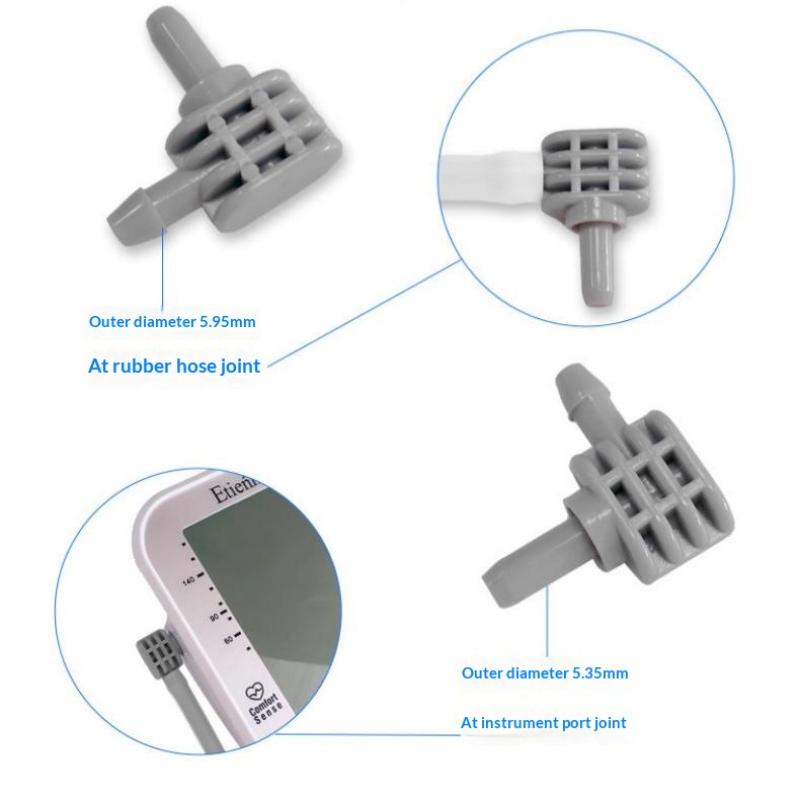 1Pcs Digital Blood Pressure Monitor Arm Cuff Sleeve Single Tube Connector Replacement For Arm Tonometer Sphygmomanometer
