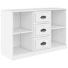 VidaXL Buffet blanc 104,5x35,5x67,5 cm bois d'ingénierie 816232