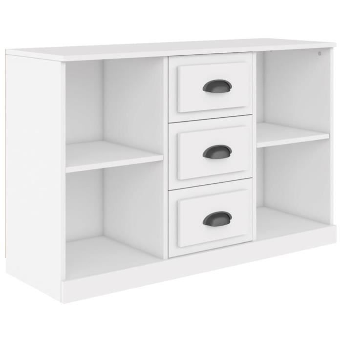 VidaXL Buffet blanc 104,5x35,5x67,5 cm bois d'ingénierie 816232