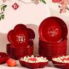 Housewarming Joy: New Home Fruit Plate Ornament for Moving-In Celebrations