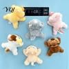 Animal Shaped Fridge Decoration Cute Plush Refrigerator Magnets, Soft Stuffed Magnet, Adorable Duck Fluffy Home Decor Cat Dolphin Raccoon Decor, Funny