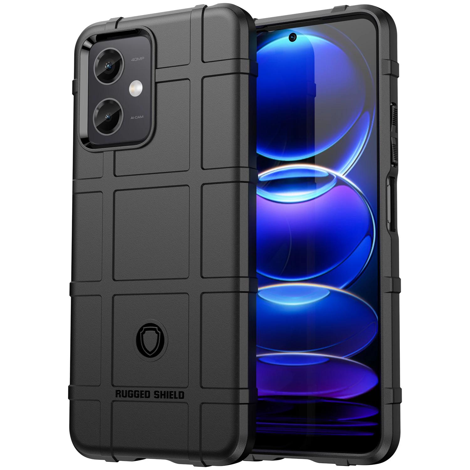 

Matte Shield Anti Fall Case for Xiaomi Redmi Note 14 Pro Plus 12 11 4G 5G 11s POCO X7 13T 12 Ultra Shockproof Bumper Cover For Redmi Note14 5G чёрный
