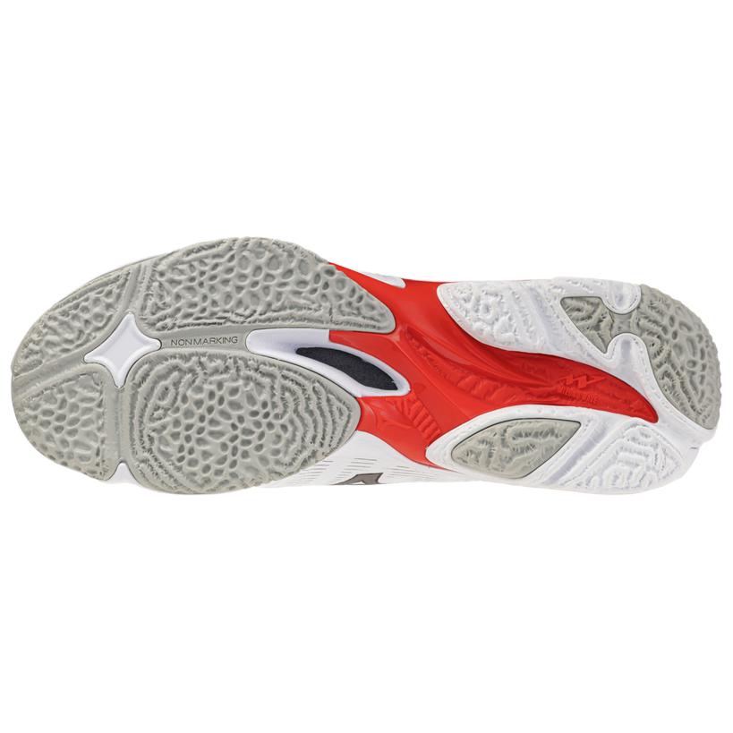 Mizuno Wave Lightning Support Volleyball Shoes Unisex White V1GA260059
