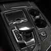 6pcs Set Carbon Fiber Center Console Gear Shift Panel Trim Shift Knob Cover Fit for Q7 SQ7 4M 16 19 Left Hand Drive