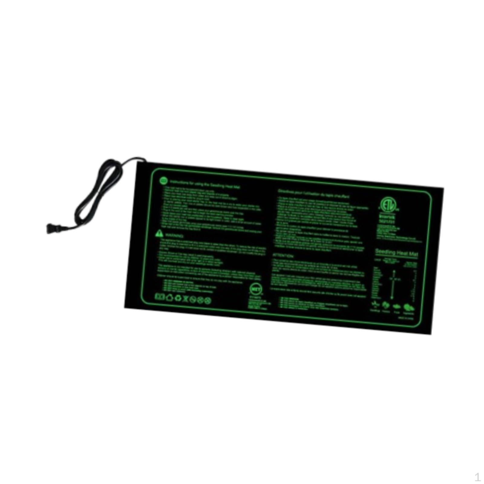 

Подогреваемый коврик для рассады, многоцелевой гидропонный нагревательный коврик, питомник для рассады, теплый для семян