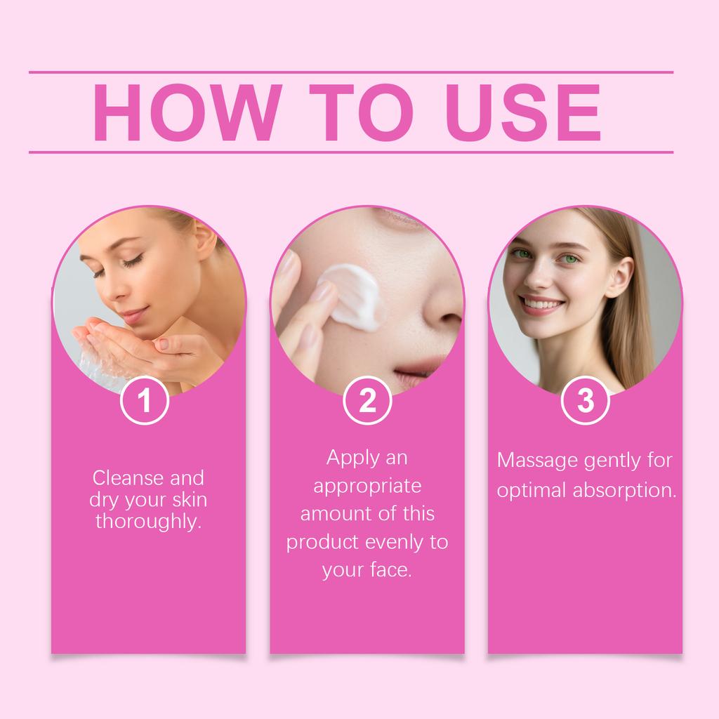 Skin Moisturizing Cream Gentle and Moisturizing Skin Care Refreshing Non-Sticky Delicate Skin Daily Application Moisturizing Cream