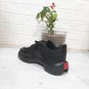 Bestof 544 Black-Black Fuspet Thick Soled Sports Shoes