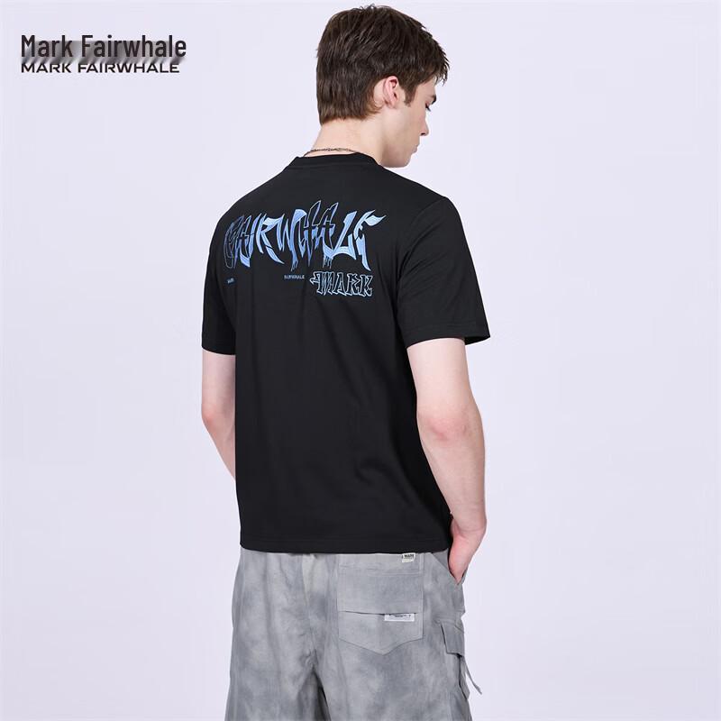 Mark Fairwhale Men s Embroidered Round Neck Short Sleeve T-Shirt 3XL
