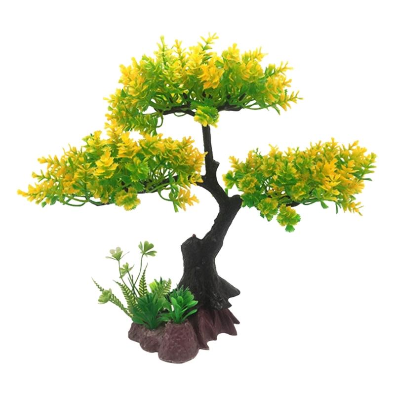 Artificial Plant Aquascaping Ornaments Colorful Fish Tanks Accessory for Freshwater Fish Habitat Enhancement