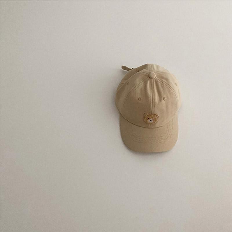 Cute Bear Baby Baseball Cap Spring Autumn Baby Boy Girl Adjustable Visor Hat Outdoor Toddler Kids Sun Caps Baby Accessories
