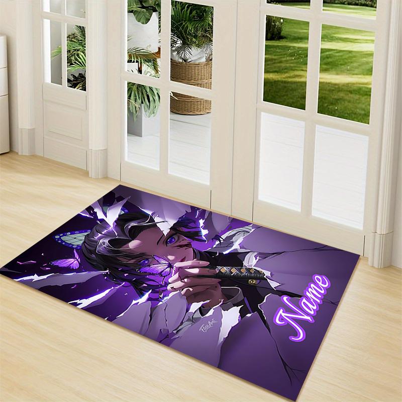 Custom Name Arsenal Roses Artwork Carpet Rug Customizable Soft Washable Anti-Slip Home Living Room Sofa Mats Personalized Rug. 0909140