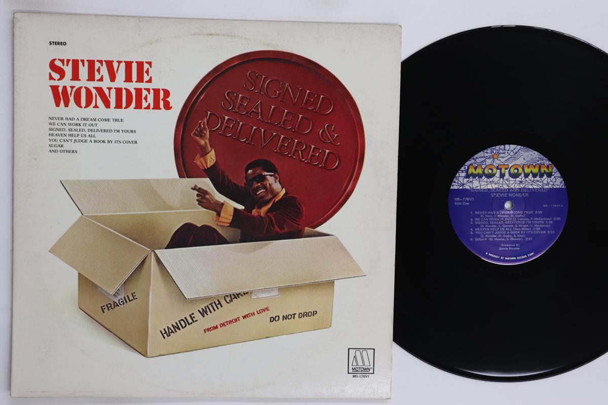 

LP Record STEVIE WONDER Signed Sealed Delivered M5176V1 MOTOWN 1981 US SoulFunk Used