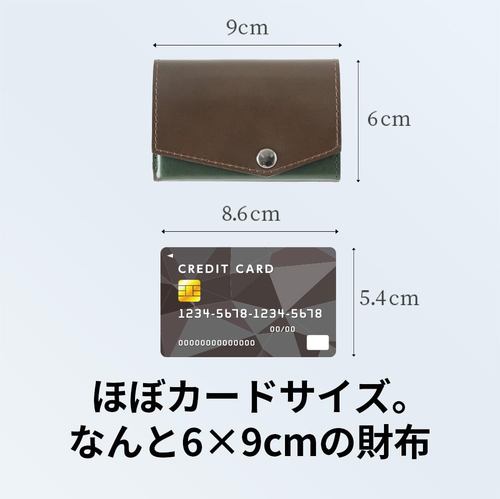 Small Advan Leather Made In Blue [Abrasa] Wallet, Edition, Men's Wallet, Japan,