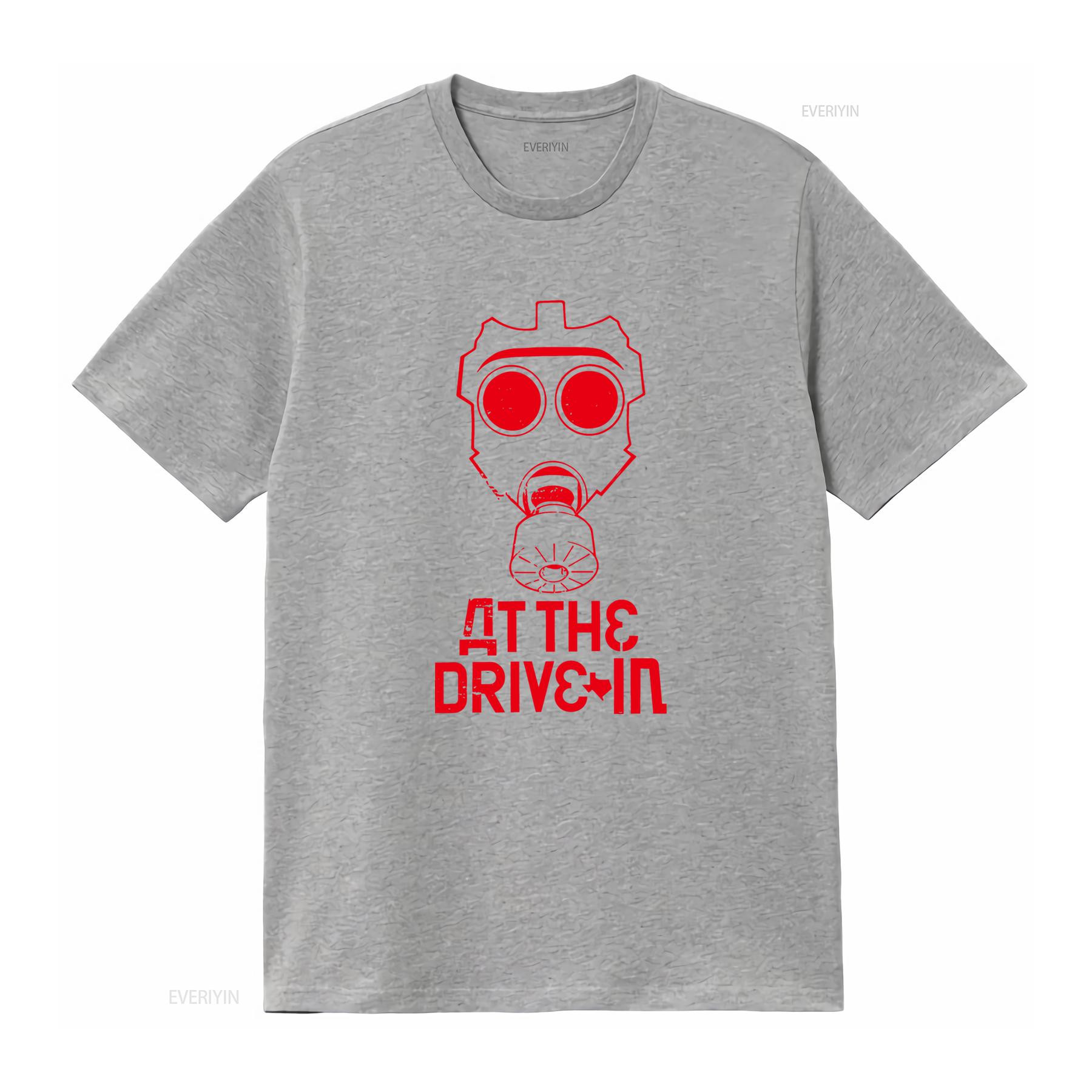 

At The Drive In Rock Band Mark Classic Design T Shirt Punk Metal Hardcore Print vintage Washed Casual streetwear Soft Stylish S