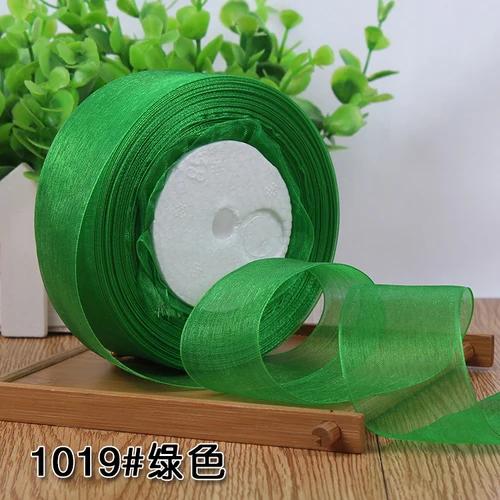 (50yards/roll) 12/15/20/25/40mm Organza Ribbon Gift Wrapping Decoration Christmas Silk Ribbons for Wedding DIY Craft Handmade