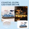 ___0__ Fish-Shaped Decorative Ornament with Warm Light for Home Decor