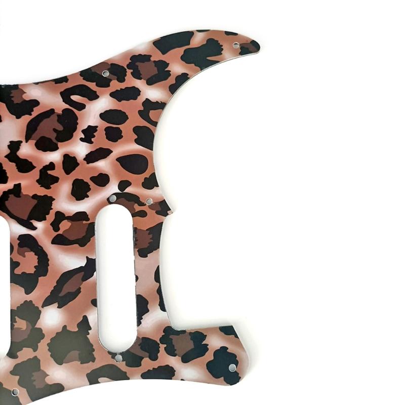 4-lagiges 11-Loch Gitarren-Bass-Schlagbrett Kratzschutz Pickguards für 6-Saiten Standard-Bassgitarre Musikinstrumententeil