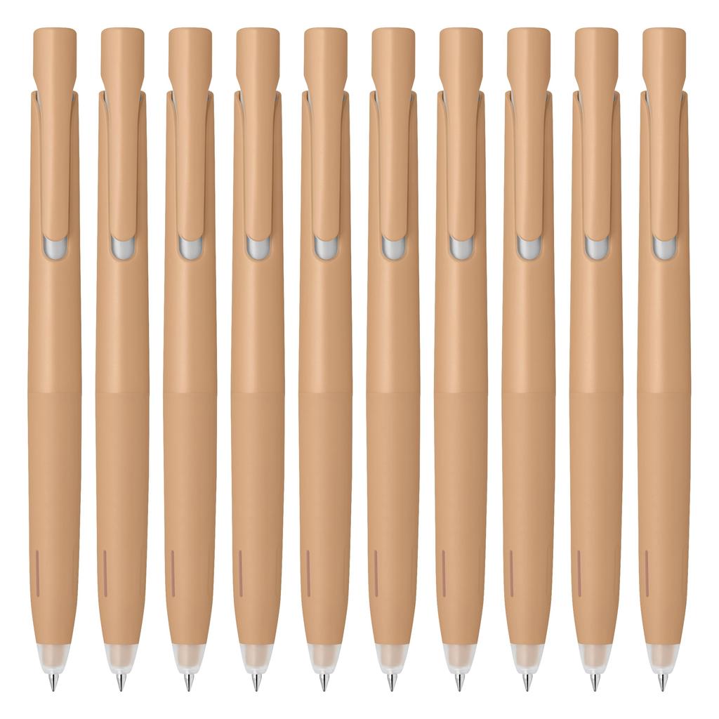 Zebra Ballpoint Pen Blen Cat Color Brown Tabby Body 10 Pcs Oil-based 0.5mm B-BAS88-NK-CT