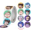 500Pcs Anime Movie Nezha Stickers Diy Scrapbook Phone Reward Seal Label Wall Sticker Kid Toy