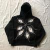 Vintage Frühling und Herbst Ästhetik 3D Gedruckter Gothic Mode Reißverschluss Hoodie Hip Hop Sportbekleidung Lässiger Pullover