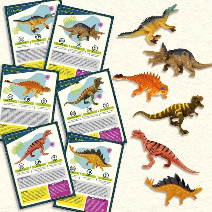 Un mois avec les dinosaures - kit scientifique - i'm a genius - 31 dinosaures