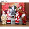 1PC Christmas Santa Claus Ornaments Decorations Xmas Decor Gift Figure Standing