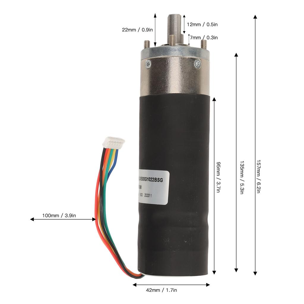 12V DC In Wall Slide Out Motor 287298 500:1 High Torque Rugged 12rpm Motor Assembly for Travel Trailer Camper