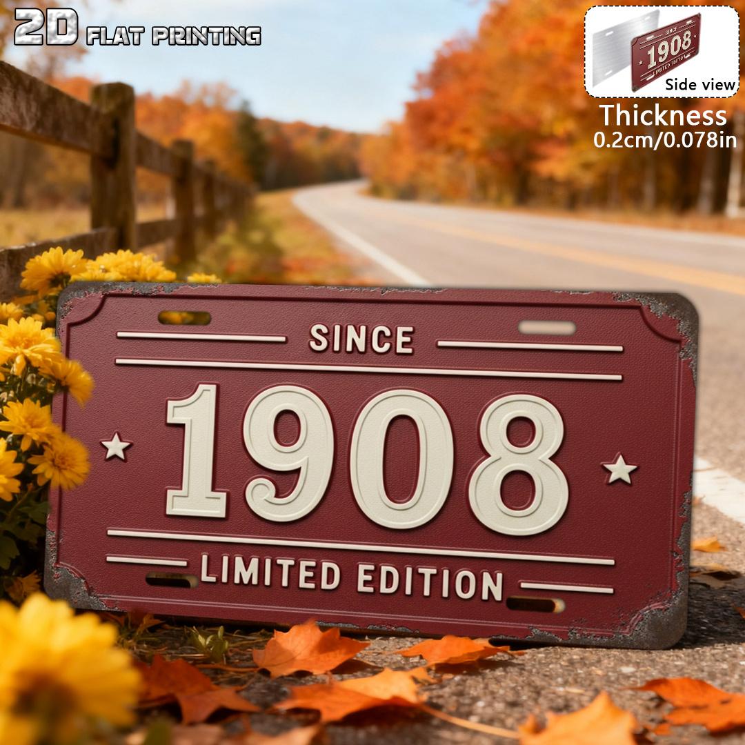 

D Flat A Single Piece of Vintage Sign Perfect for Home Decor And Anniversary Gifts ( Inches X Inches) Retro Wall 15x30cm(5.9x7.8inch)