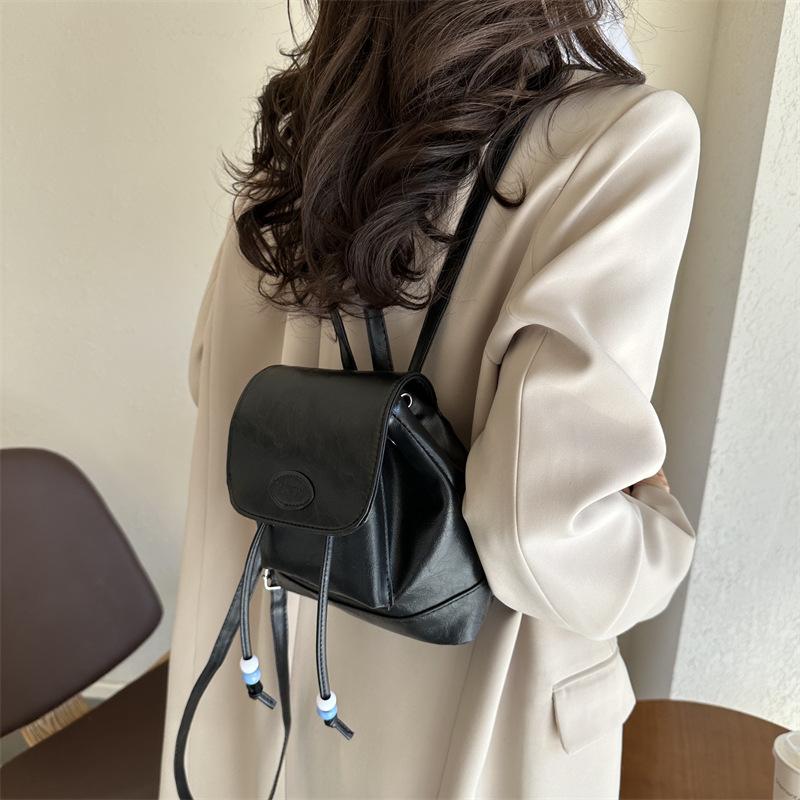 Small Retro Color Scheme Simple Simple Fashion Casual Shoulder Crossbody Backpack