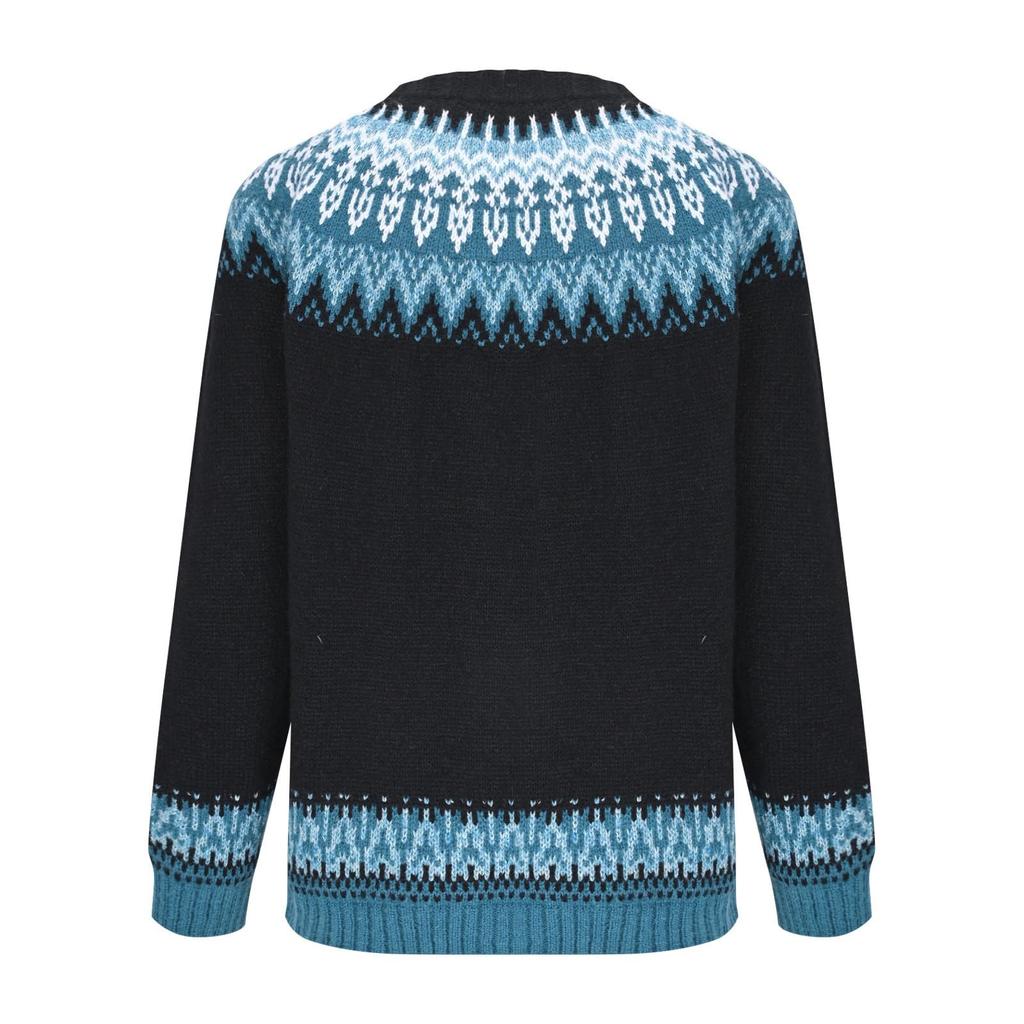 Fair Sweaters For Women Neck Loose Fit Button Up Chunky Sweater Open Front Casual Fall Knit Jacket