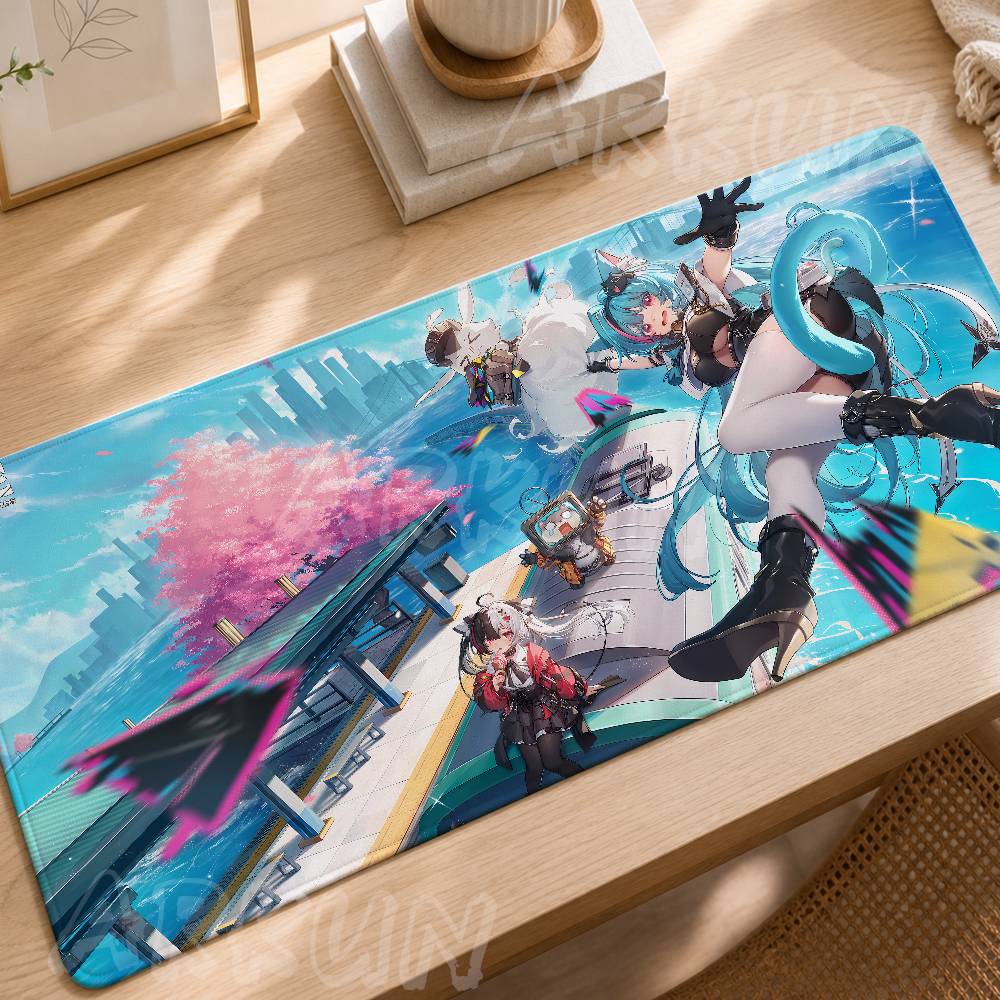 Cool Video Game Neverness To Everness Mouse Pad Nonslip Rubber Gamer Computer Mat Decoracion Deskmat Laptop Office Large Mat