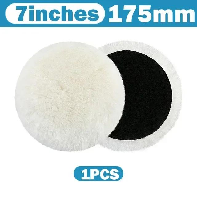 Wool Car Polishing Pad Set For Polisher Machine Waxing Polishing Buffing Auto Paint Care Polisher Pads 3/4/5/6/7 Inch