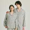 [TERAWOOD HOMEWEAR] Windy Check Long Sleeve Pajama Set [Shipped from Korea] 100% Authentic