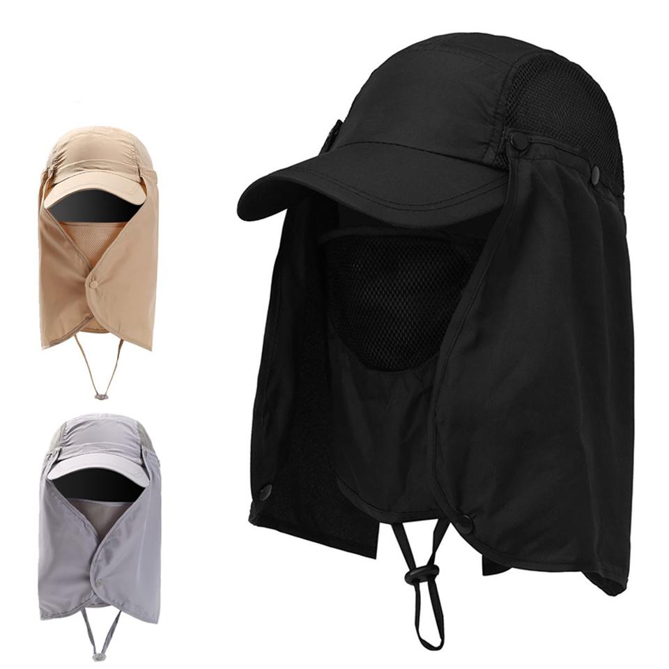 Sunscreen Hat Breathable Quick-drying Sunscreen Hat Fishing Mountaineering UV Protection Hat Full Face Sun Hat Men Women