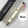 Limited White! WingSung 630 Large Resin Piston Fountain Pen N0.8 Iraurita EF/F/M Nib Gold Clip Business Student Writing Gift Pen