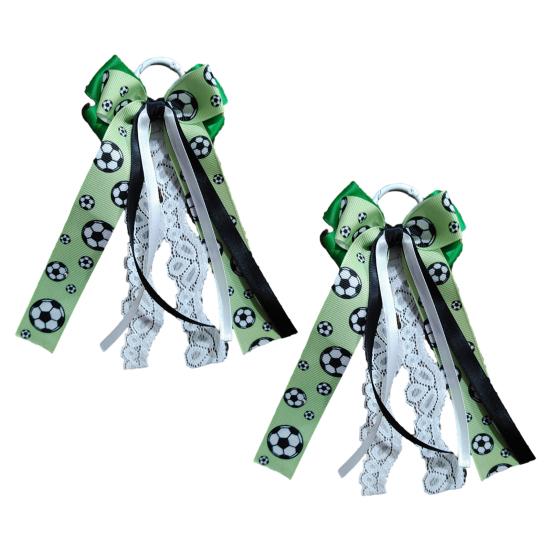 2 Pcs 2Pcs Ribbon Bow on Design Satin for Women