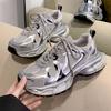 Summer Retro Platform Sneakers For Women Thick Sole Height Increasing Casual Comfortable Fashionable Versatile Shoes