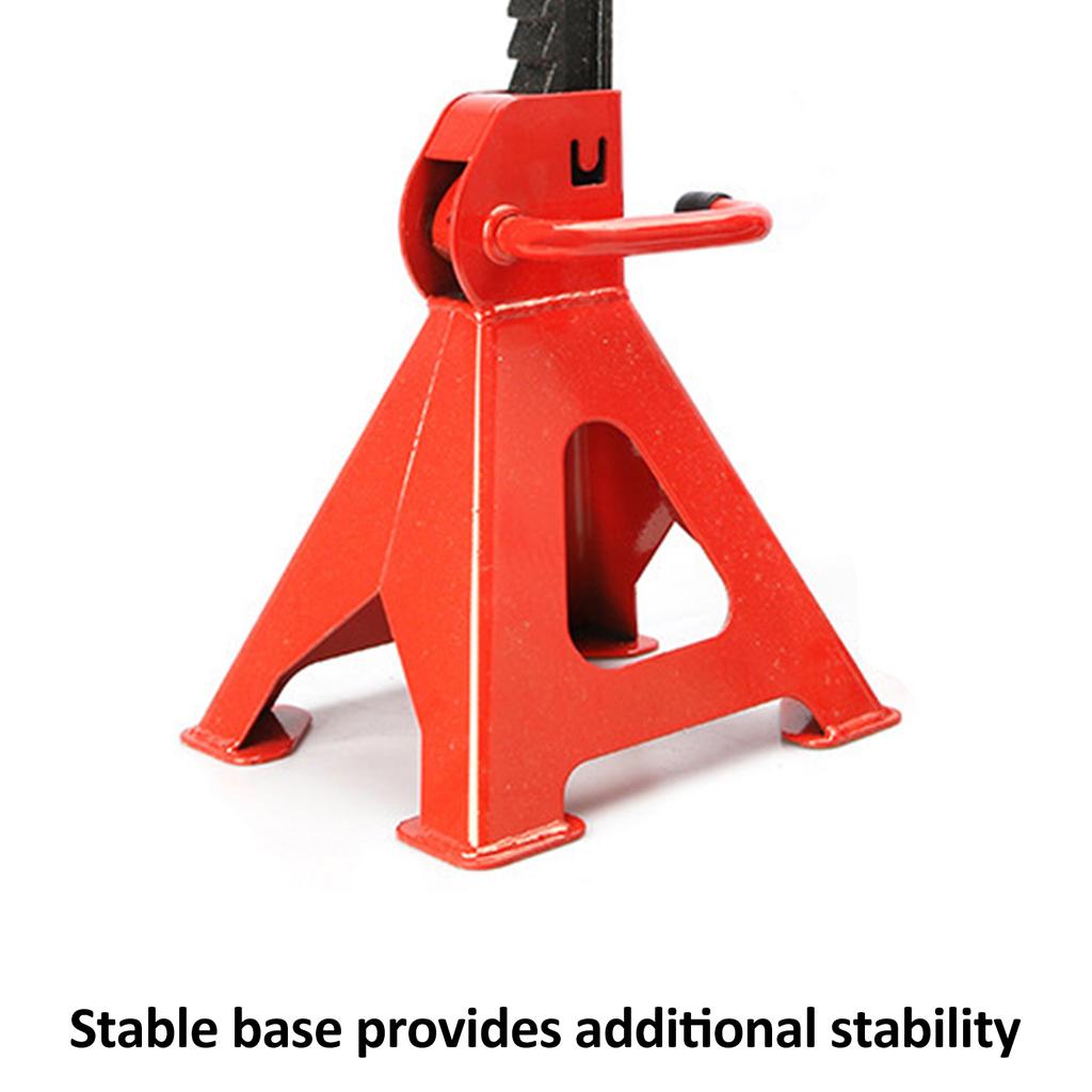 2 Pack Steel Jack Stands with Locking and Foot Pad Lifting Height 29.543cm11.6116.93inch3 Tons