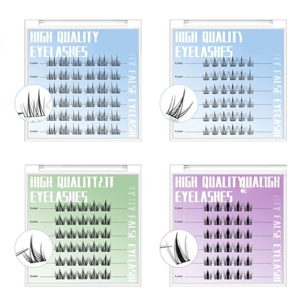 Single Cluster Artificial Eyelashes Self Adhesive Grafting Eyelashes False Eyelashes  Cosplay