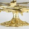 Pedestal Fruit Tray Modern Compote Shiny for Coffee Table, Home Decor