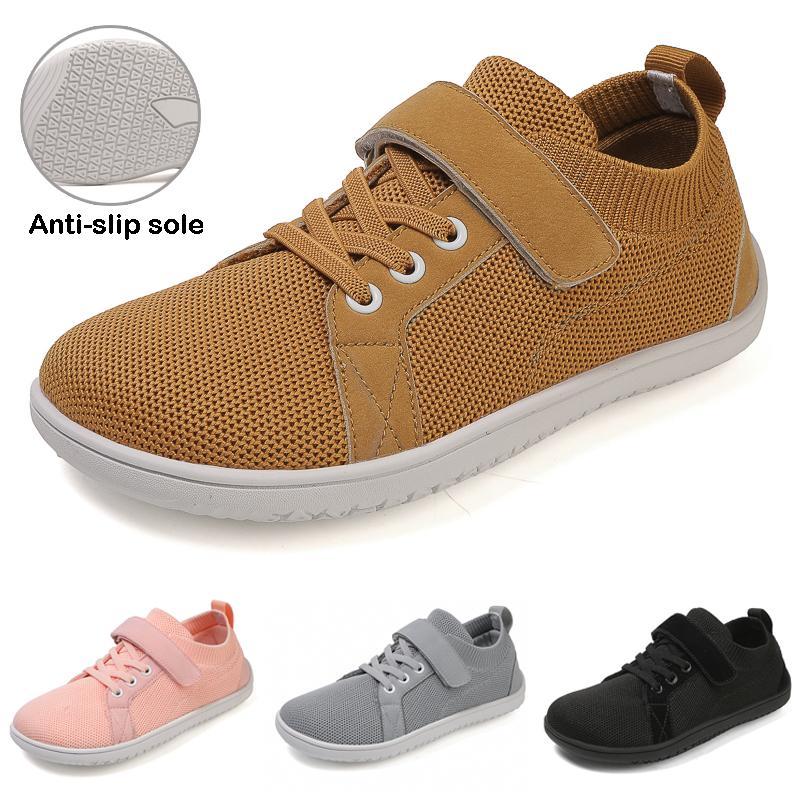 Kids Barefoot Shoes Wide Toe Box Minimalist Sneakers for Boys and Girls Natural Opening Walking Shoes Toddler to Big Kids