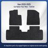 Black Wear-Resistant Nylon Floor Mats for BYD Han (2020-2025 Models) - Full Coverage, Vehicle-Specific