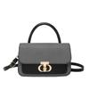 Fashion Portable Pu Small Square Bag With Stitching Detail For Daily Use