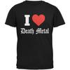 I Heart Death Metal Black Adult T-Shirt